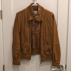 Faux leather jacket